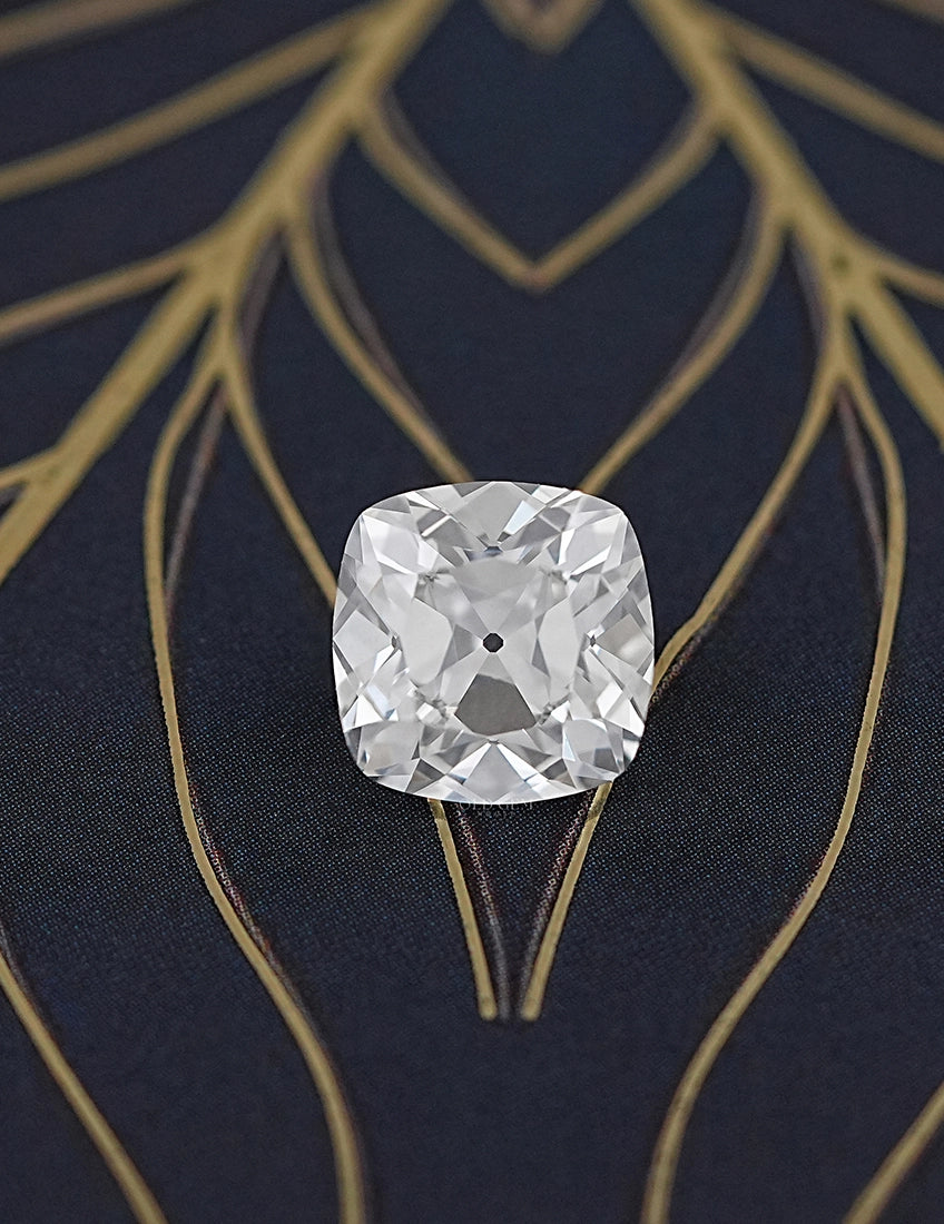 Square-shape Old Mine Cushion Lab Diamond -- 4.85 Ct