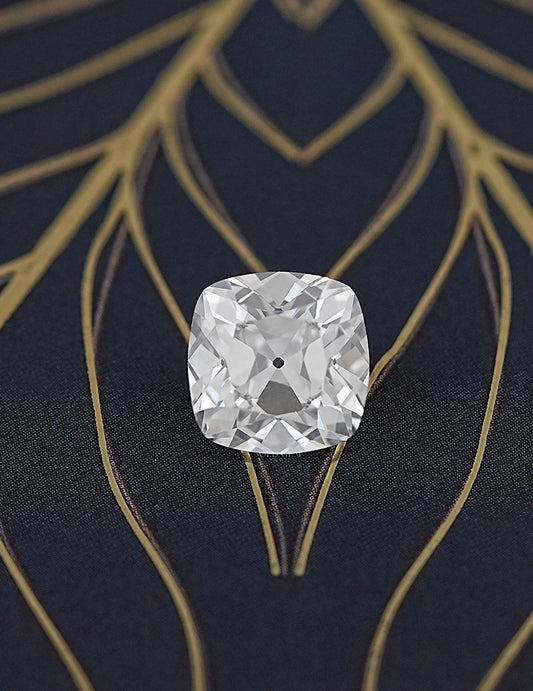 Square-shape Old Mine Cushion Lab Diamond -- 4.85 Ct