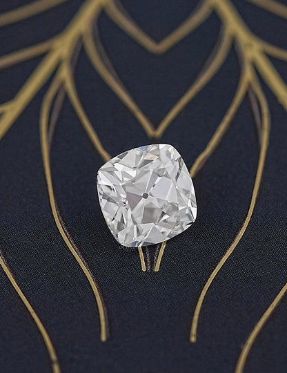 Square-shape Old Mine Cushion Lab Diamond -- 4.85 Ct