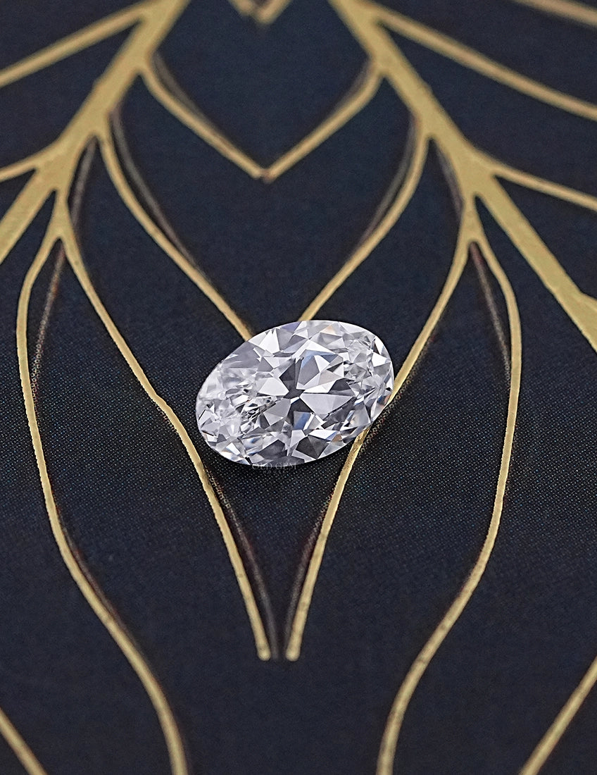 Old Mine Oval Lab Diamond -1.95 Ct