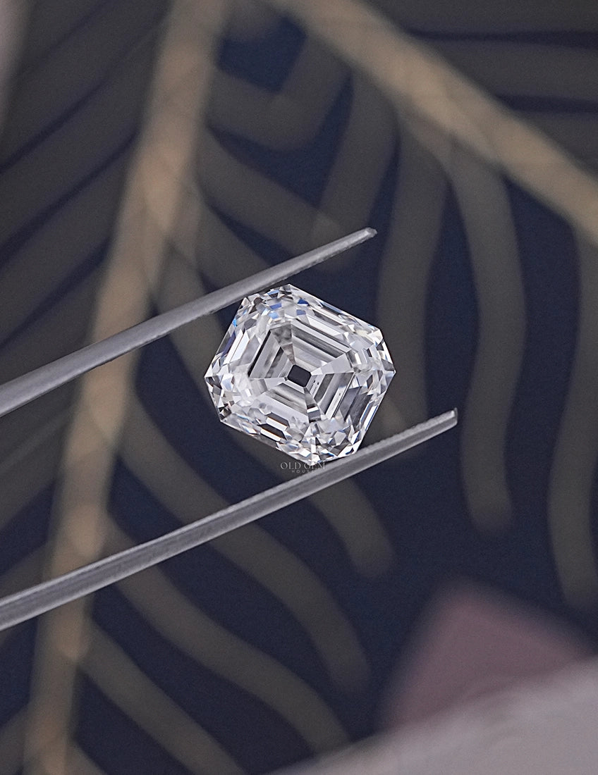 Old Mine Asscher Lab Diamond -- 6.15 Ct