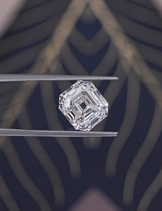 Old Mine Asscher Lab Diamond -- 6.15 Ct