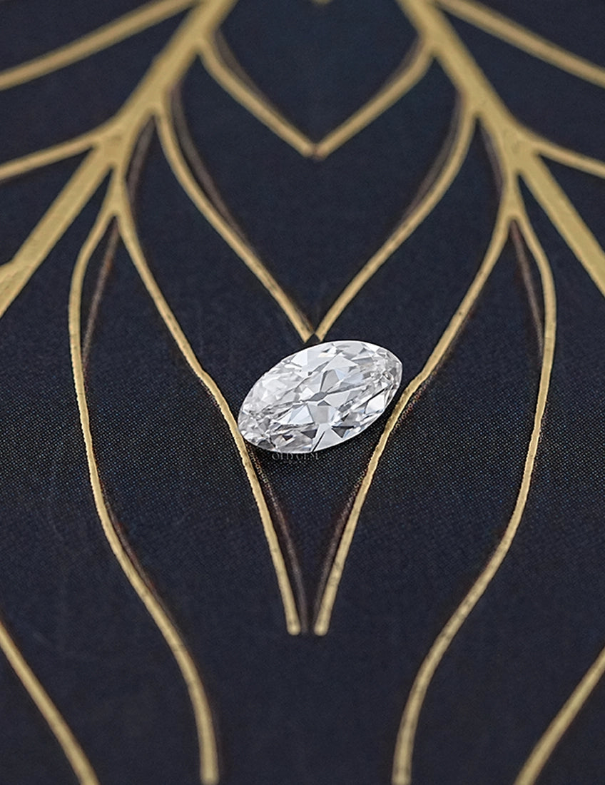 Old Mine Oval Lab Diamond