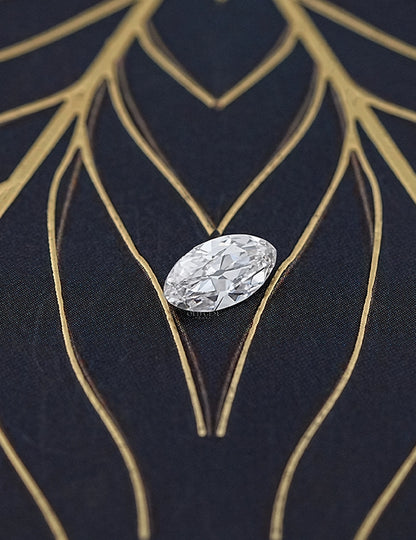 Old Mine Oval Lab Diamond