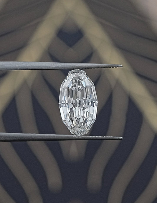 Step Cut Oval Lab Diamond