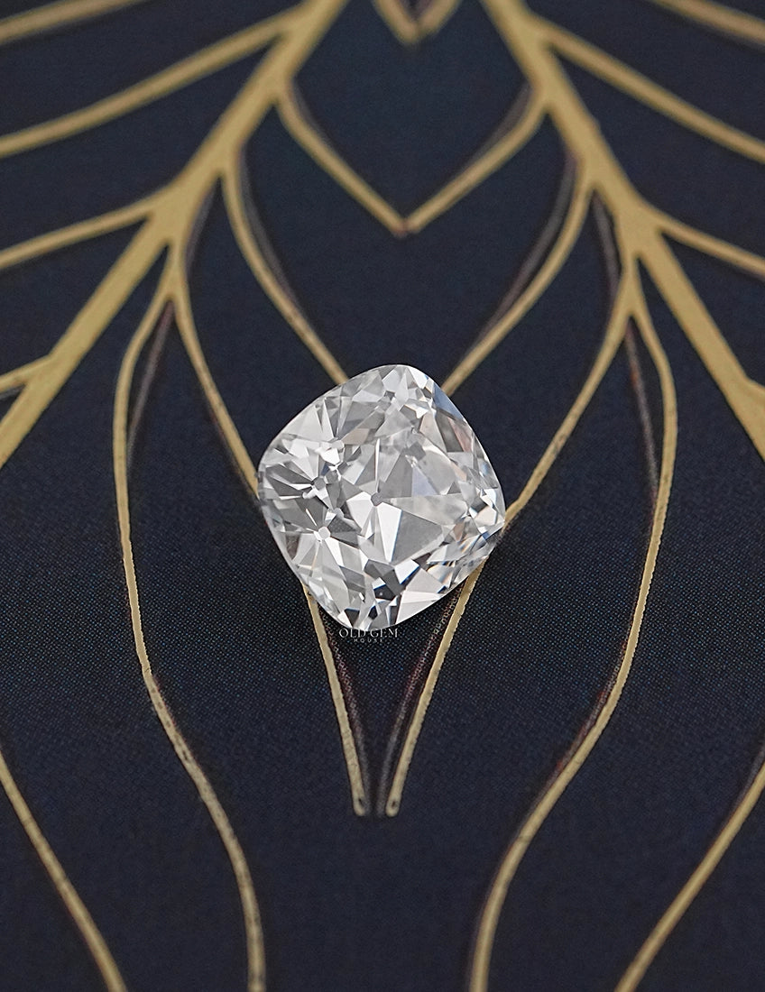 Old Mine Cushion Cut  Lab Diamond