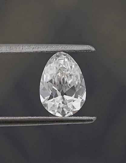 Lab Grown Old Mine Pear Cut Loose Diamond Lab Grown Diamond