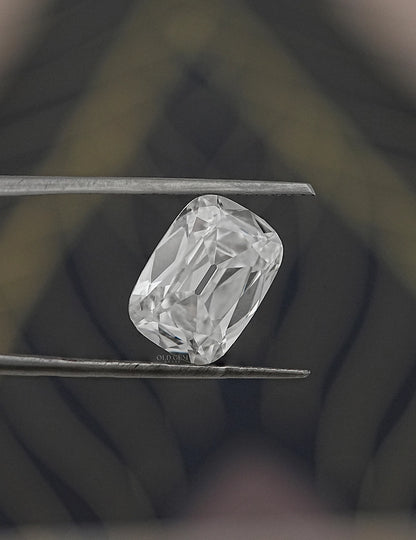 5.05 CT Lab Grown Old Mine Cushion Cut Diamond Lab Grown Diamond