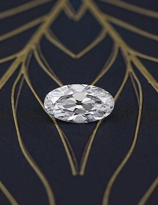 Old Mine Moval Cut Lab Diamond Loose Lab Grown Diamond