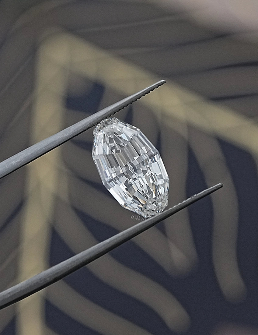 Step Cut Oval Lab Grown Loose Diamond Lab Grown Diamond