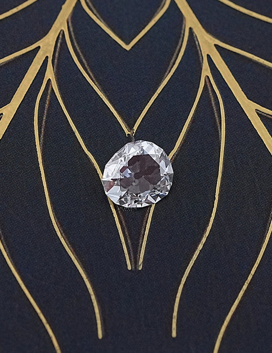 Rose Cut Old Mine Oval Loose Diamond