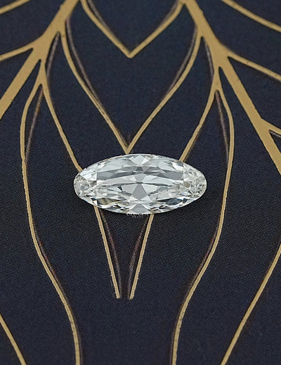 Old Mine Moval Cut Lab Grown Diamond