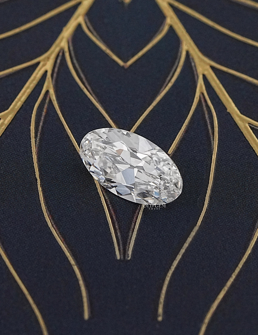 4.10 Carat Old Mine Moval Lab Grown Diamond