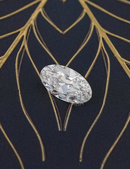 4.10 Carat Old Mine Moval Lab Grown Diamond