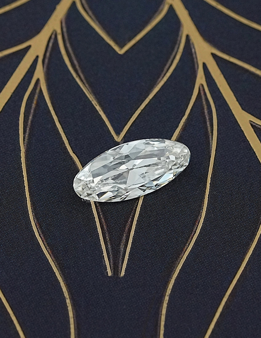 Old Mine Moval Cut Lab Grown Diamond Lab Grown Diamond