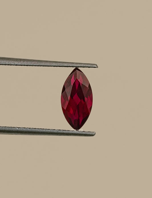 Marquise Cut Red Ruby Loose Gemstone Gemstone