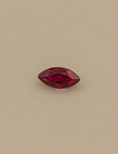 Marquise Cut Red Ruby Loose Gemstone Gemstone