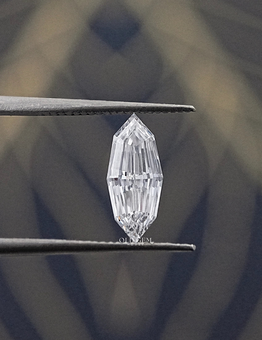 Step Cut Marquise Lab Grown Loose Diamond Lab Grown Diamond