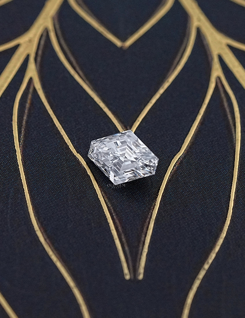 Step Cut Lozenge Lab Diamond