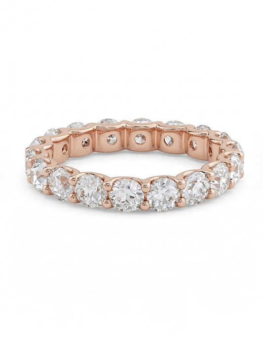Old European Round Diamond Eternity Wedding Band Wedding Band