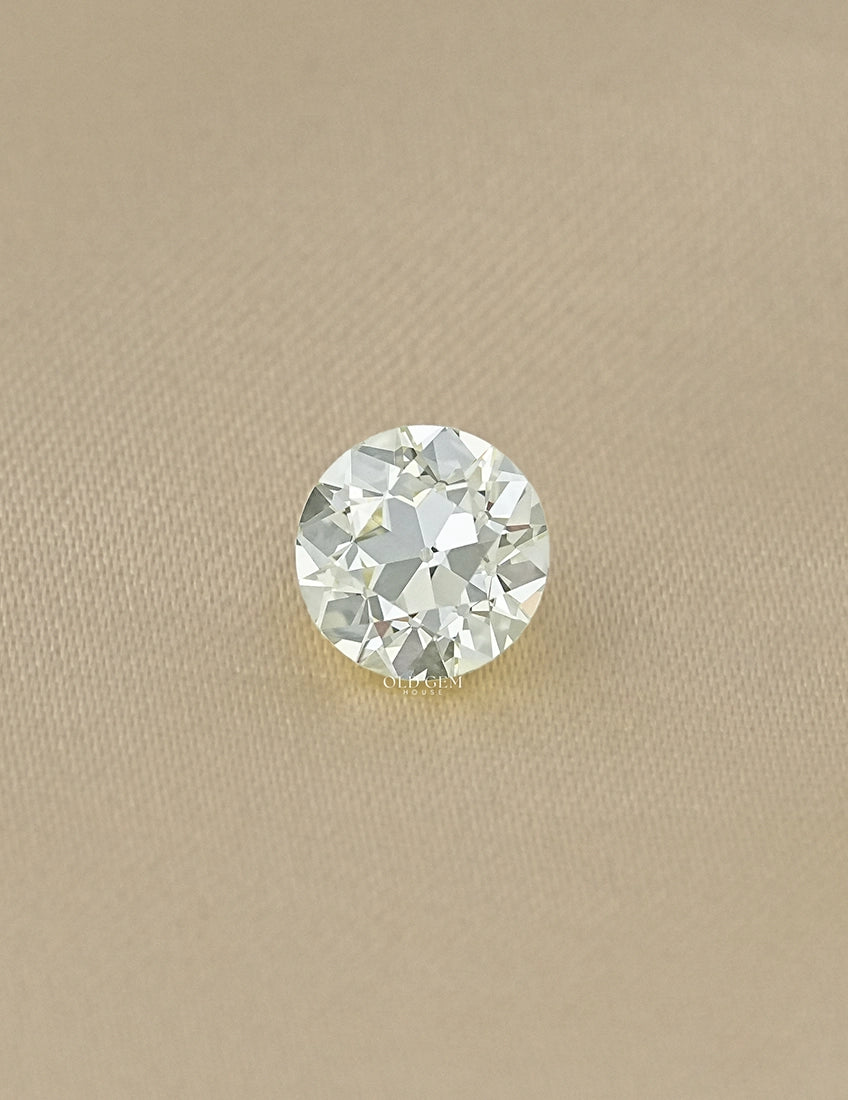 3.01 Carat IGI Certified Old European Round Cut Lab Diamond Lab Grown Diamond