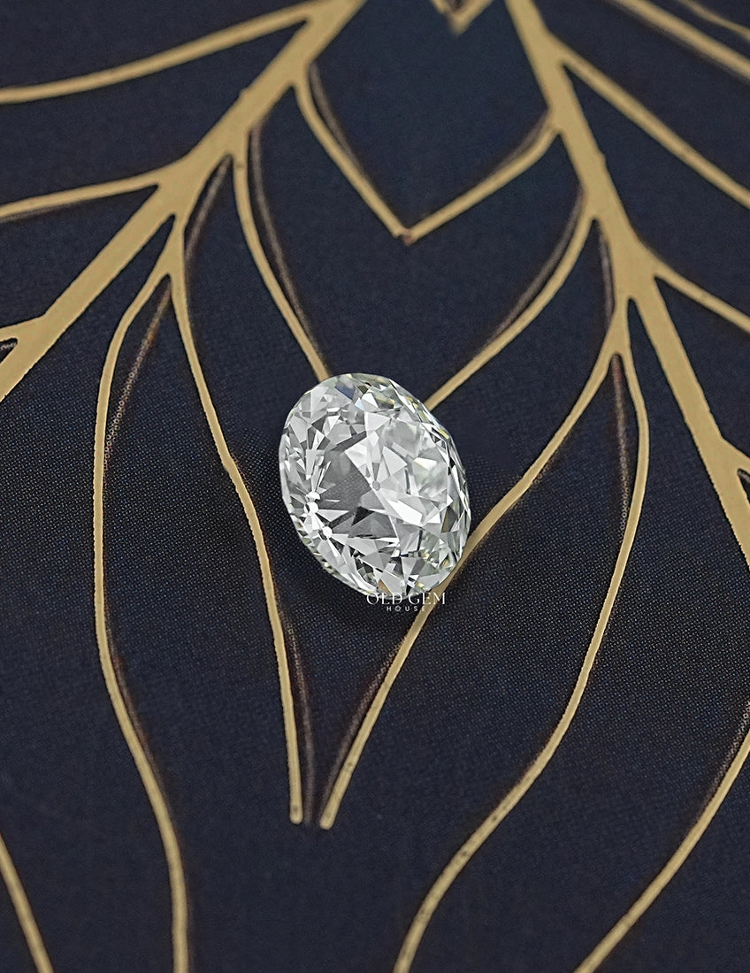 3.50 Carat Old European Round Cut Lab Diamond Lab Grown Diamond