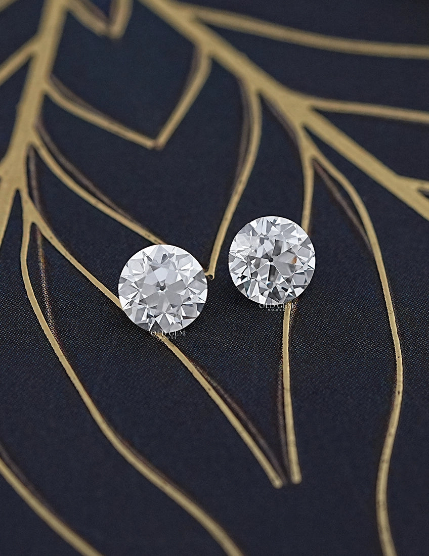 Traditional OEC Round Lab Grown Diamond Matching Pair