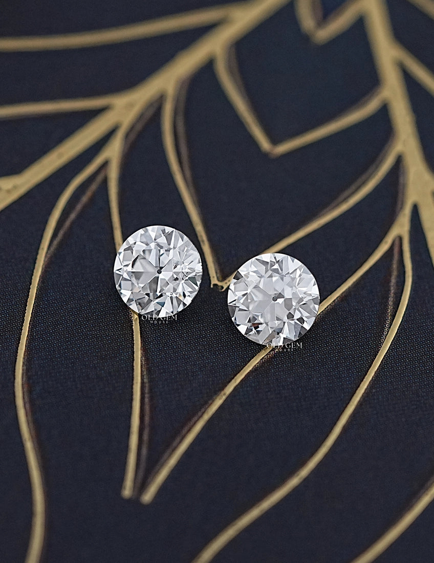 Traditional OEC Round Lab Grown Diamond Matching Pair