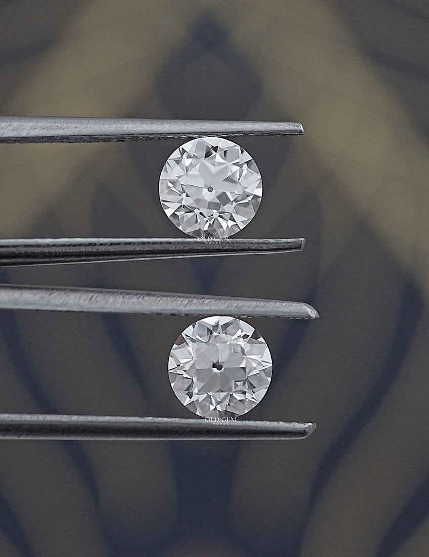 Traditional OEC Round Lab Grown Diamond Matching Pair