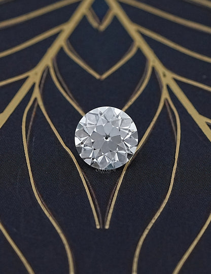 OEC Round Loose Lab Diamond -- 3.55 Ct Lab Grown Diamond