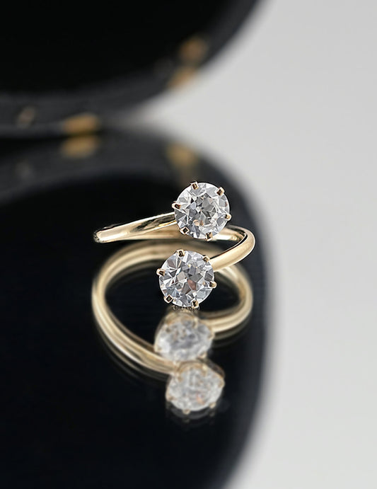 Old European Cut Toi-Moi Ring