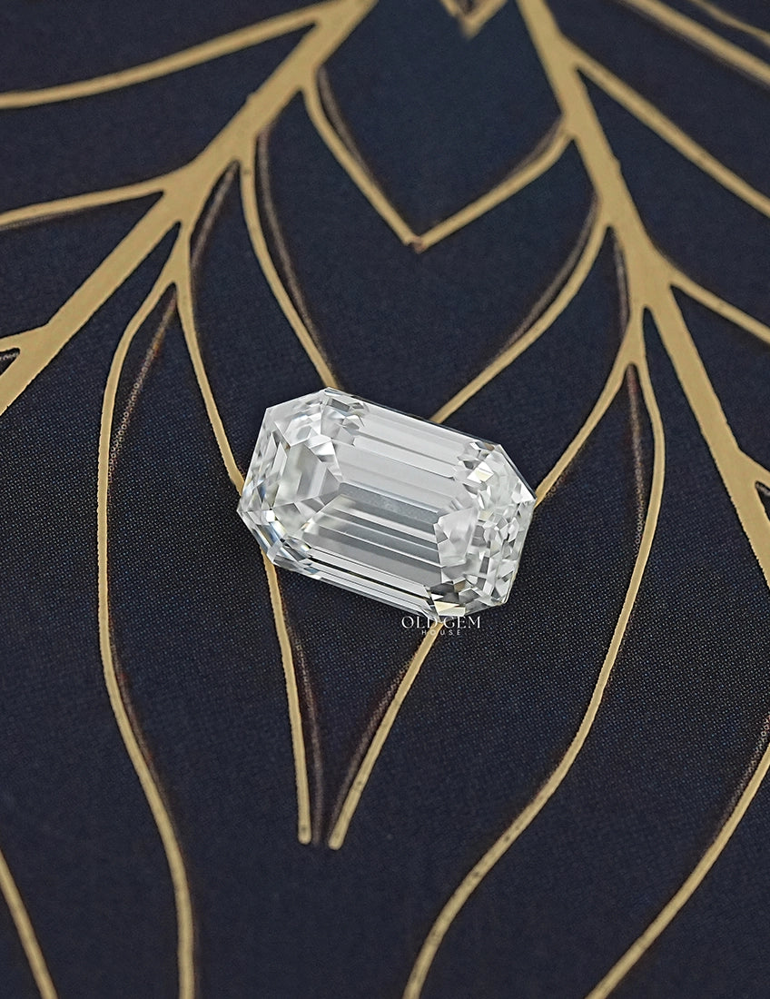 3.24 Carat Old Mine Emerald Loose Lab Diamond Lab Grown Diamond