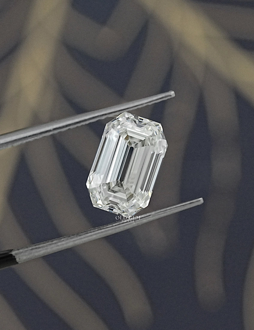 3.24 Carat Old Mine Emerald Loose Lab Diamond Lab Grown Diamond