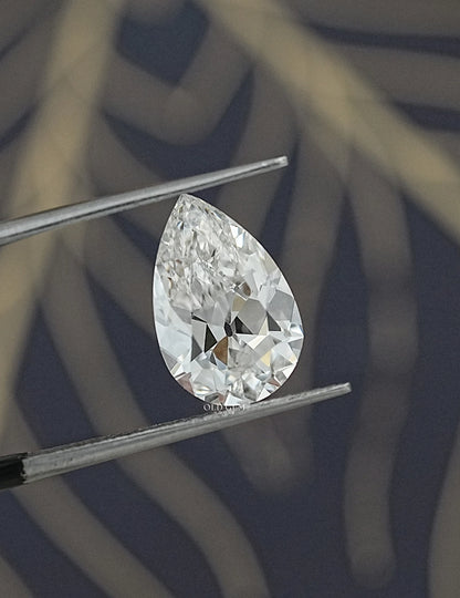 3.53 Carat Old Mine Pear Loose Lab Diamond Lab Grown Diamond