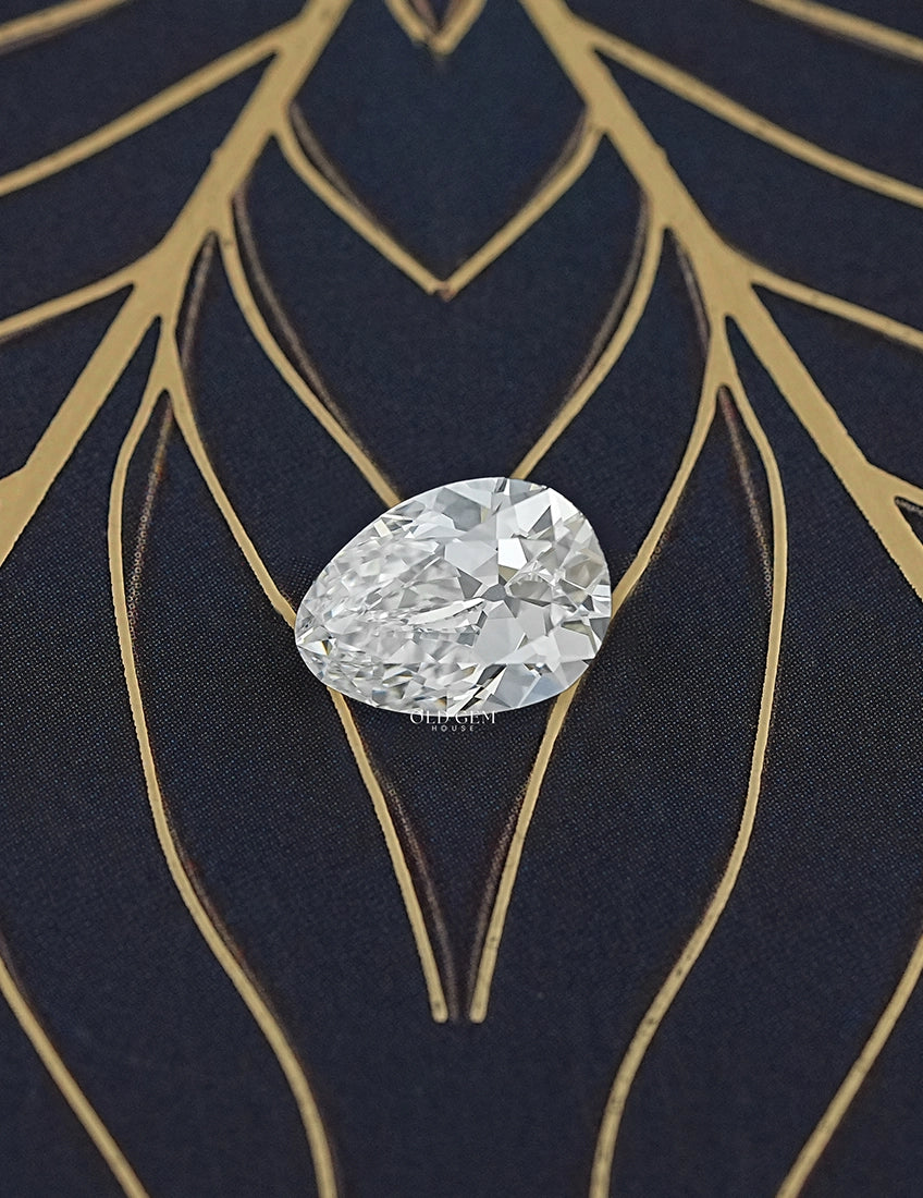 Old Mine Pear Lab Grown Loose Diamond Lab Grown Diamond