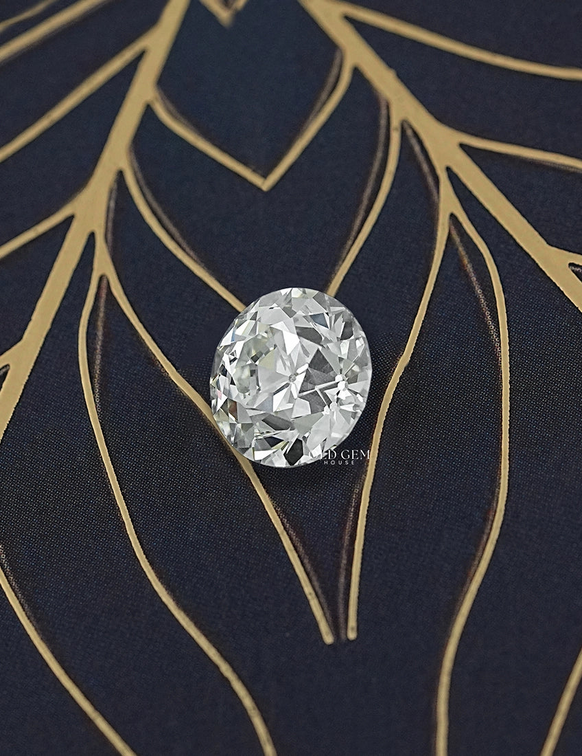 3.50 Carat Old European Round Cut Lab Diamond Lab Grown Diamond