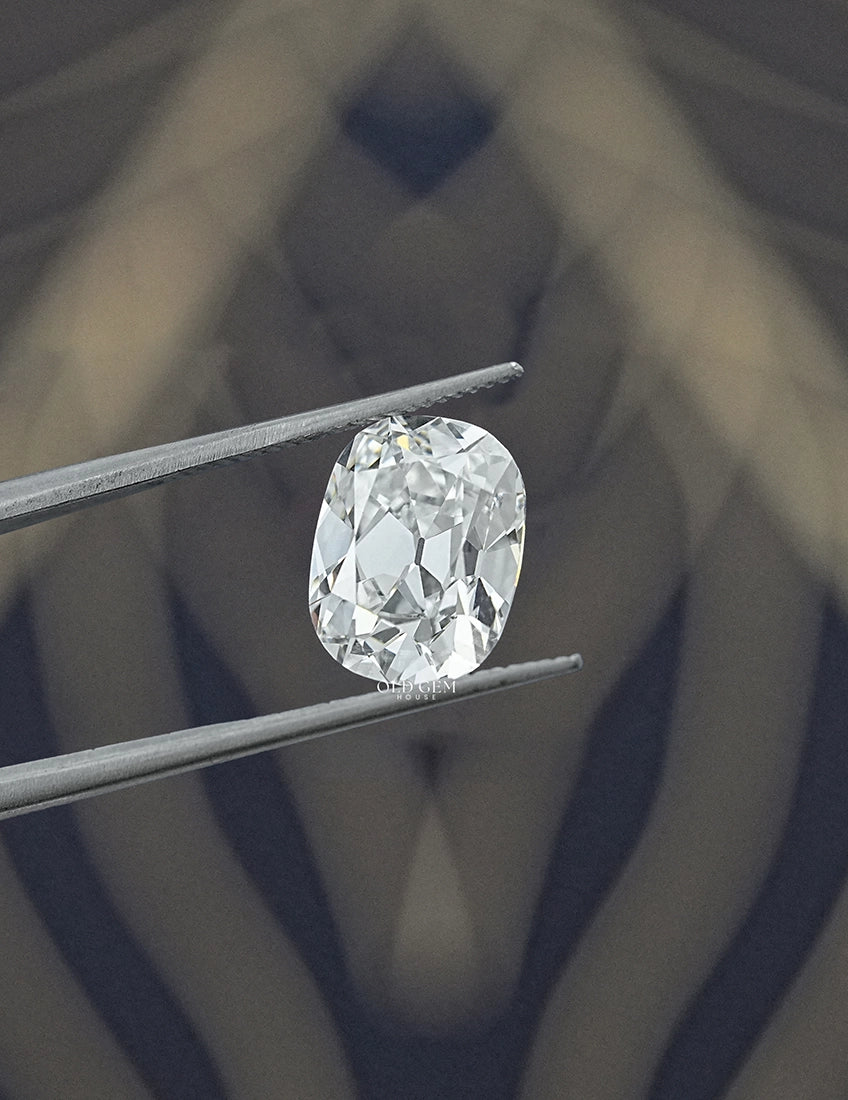 3.04 Carat Old Mine Cushion Lab Diamond Lab Grown Diamond