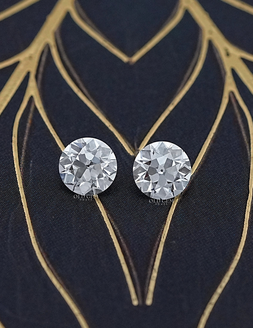 Old European Round Cut Diamond Matching Pair Lab Grown Diamond