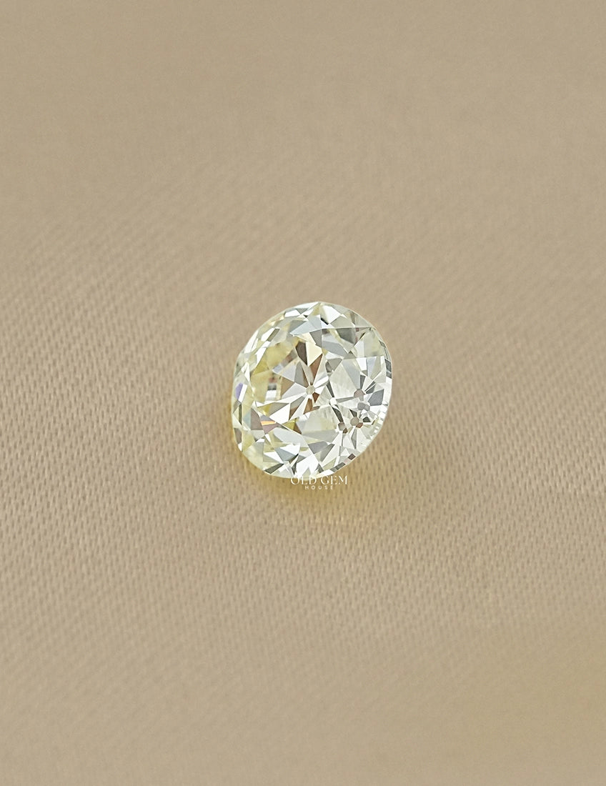 3.01 Carat IGI Certified Old European Round Cut Lab Diamond Lab Grown Diamond
