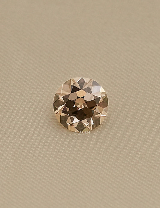 Light Champagne Old European Round Lab Diamond Lab Grown Diamond