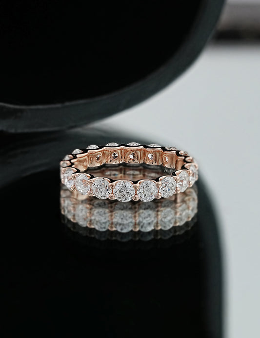 Old European Round Eternity Band