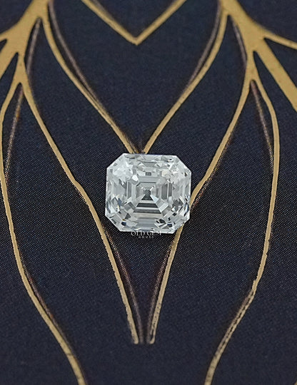 Old Mine Asscher Cut Lab Grown Diamond - 2 Carat Lab Grown Diamond