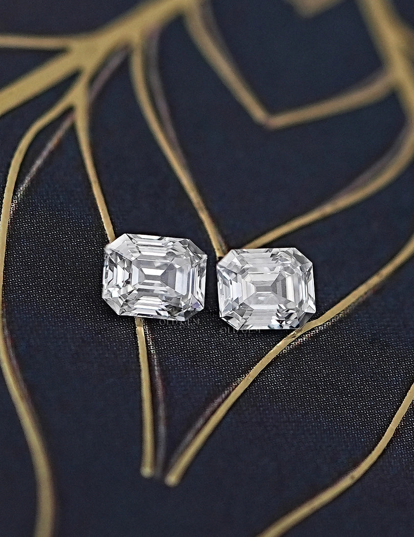 Old Mine Asscher Lab Diamond Matching Pair Lab Grown Diamond