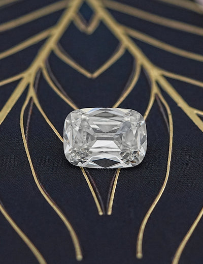 5.00 CT Lab Grown Old Mine Cushion Cut Diamond