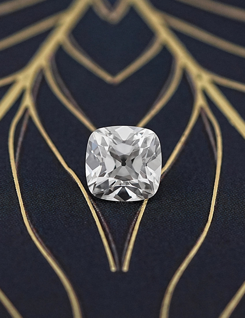 Square Old Mine Cushion Lab Diamond - 3 Carat Lab Grown Diamond