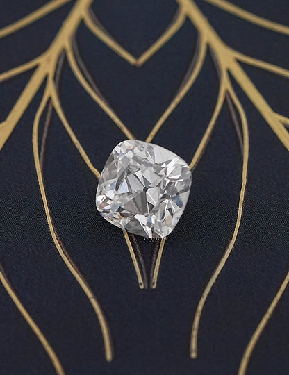 Old Mine Cushion Cut  Lab Diamond