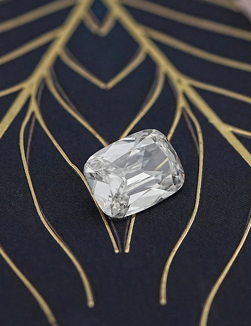 5.05 CT Lab Grown Old Mine Cushion Cut Diamond Lab Grown Diamond
