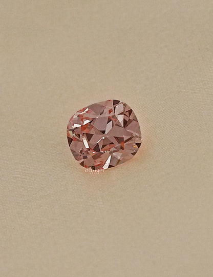 Fancy Vivid Pink Old Mine Cushion Cut Loose Diamond