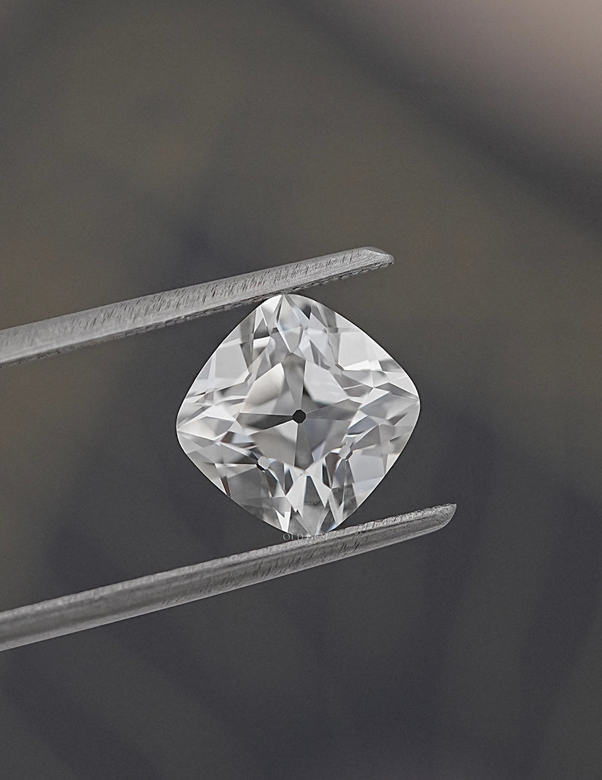 Square Old Mine Cushion Lab Diamond - 3 Carat Lab Grown Diamond