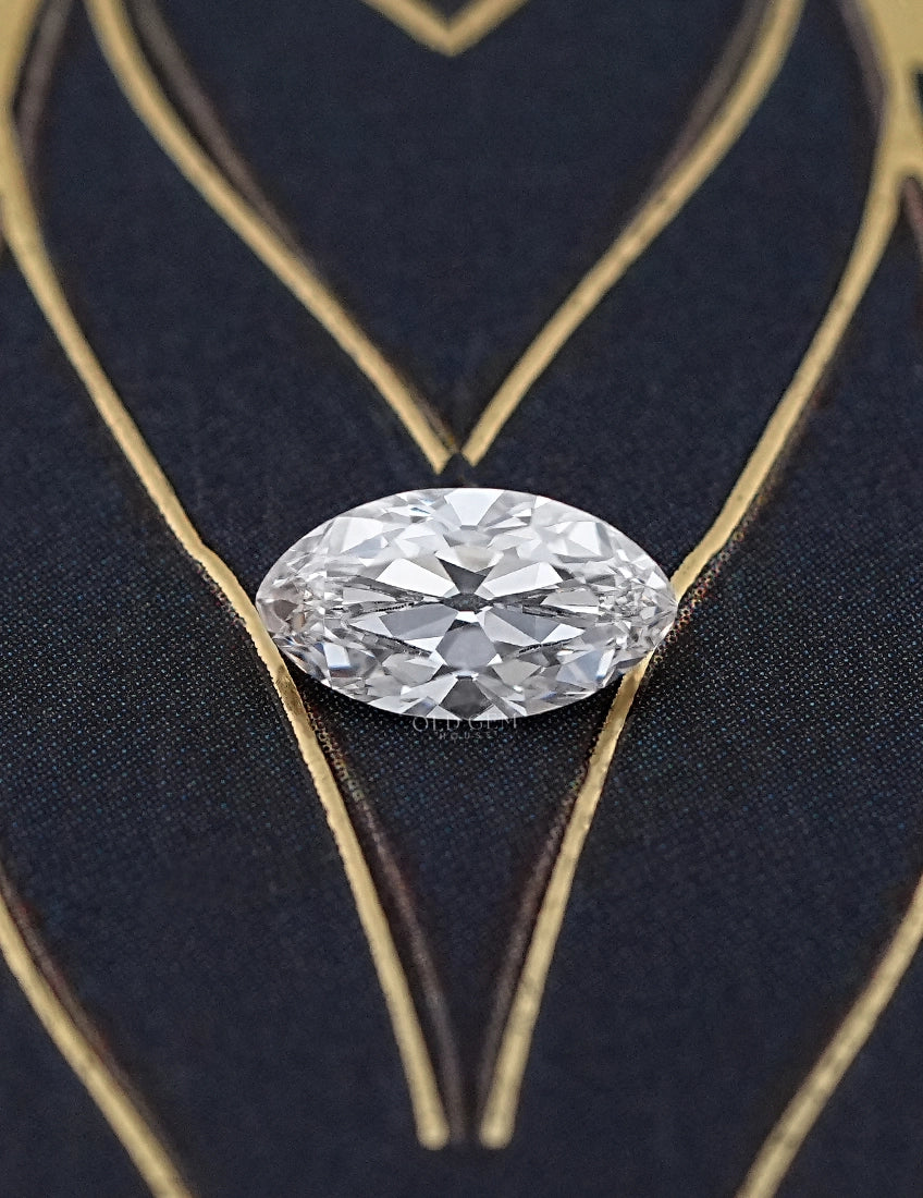 1.00 CT Old Mine Oval Cut Loose Lab Diamond Lab Grown Diamond